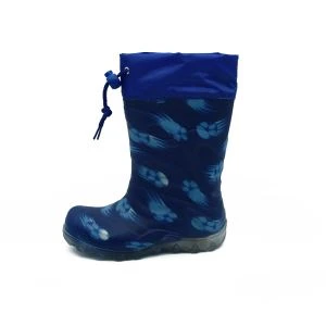 Boy Kış Pvc Işıklı Yağmur Çizmeleri Wellies